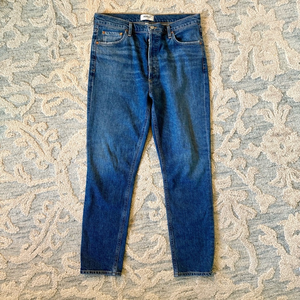 Agolde Deep Blue Skinny Jeans